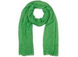 Schal styleBREAKER "Leichter Schal Einfarbig", Damen, GrüN, Obermaterial: 50% Viskose Cv. 50% Baumwolle Co., Modisch, ModetüCher Schal