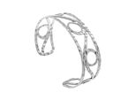 Armspange Jobo, Silber (Edelstahlfarben), ArmbäNder, Damen, Edelstahl, Armspange, Aus Edelstahl