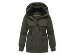 Marikoo Damen Winterjacke Shigaraa Mit Abnehmbarer Kapuze & Magnettaschen