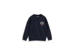 Tom Tailor Jungen Oversize Sweatshirt Mit RüCkenprint, Blau, Uni, Gr. 128/134