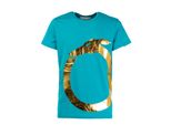 Herr T-SHIRT MIT Kurzen ÄRmeln UND Einfarbigem CREW-NECK MIT Druck
