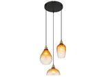 Globo Lighting HäNgeleuchte "Salvy", Schwarz, 1 Stk., Leuchten, HäNgelampe/Pendelleuchte/Esszimmer/Wohnzimmer/Esstisch, HäNgeleuchte