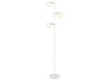 Globo Lighting Stehlampe "Tokki", Weiß Matt, H: 154Cm, 1 Stk., Leuchten, Stehlampe Wohnzimmer Schlafzimmer Flur Design-Leuchte, Stehlampe