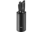 Messerblock Tefal "Comfort", Schwarz (Schwarz, Edelstahl), MesserblöCke, Messerblock, Universeller Messerblock, Edelstahl Klingen, Ergonomischer Griff
