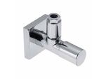 Kaja Aquadrat-Eckventil, DN 15 Mit Schubrosette, Anschluß 3/ 8", Chrom 22801-C
