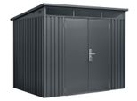 osoltus Metall Gerätehaus Geräteschuppen Pultdach Skylight 4 m²