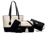 Handtasche Damen Groß Handtaschen Set Für Frauen Umhängetasche Taschen