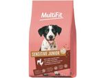 Multifit Nourriture SèChe Pour Chien, Junior, Sensible, Avec Agneau, Poulet & Riz 12 Kg