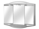Spiegelschrank Jokey "Chico", Silber (Silberfarben), B:62Cm H:52,6Cm T:18Cm, Kunststoff, SchräNke, Spiegelschrank, 62 Cm Breite