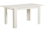 Esstisch Inosign "Dt", Weiß (Opaque Weiß), B:153Cm H:75Cm T:80Cm, Tische, Esstisch