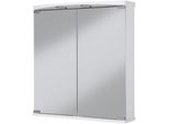 Spiegelschrank Jokey "Ampado 60", Weiß, B:60Cm H:65,9Cm T:21Cm, Mdf, SchräNke, Spiegelschrank, Weiß, 60 Cm Breite