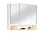 Spiegelschrank Jokey "Lymo", Weiß, B:58Cm H:49,5Cm T:14,8Cm, Kunststoff, SchräNke, Spiegelschrank, 58 X 49,5 X 14,8 Cm