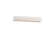 Wandboard Inosign "Bretagna Schwebendes Regal, Wandregal, Ablage", Braun (Artisan Eiche), B:150Cm H:25Cm T:19,5Cm, Holzwerkstoff, Regale, Wandboard, Breite 150 Cm, In Artisan Eiche Und Weiß