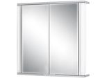 Spiegelschrank Jokey "Marno", Weiß, B:65Cm H:66Cm T:15Cm, Mdf, SchräNke, Spiegelschrank Spiegelschrank Mit Beleuchtung, Weiß, 65 Cm Breite
