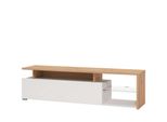 Lowboard Inosign "Arctic Tv-Board", Weiß (Artisan Eiche, Weiß Hochglanz), B:170Cm H:46,5Cm T:41,5Cm, Sideboards, Lowboard, Tv-Kommode,Br. 170 Cm, Mit Und Ohne Led-Beleuchtung,Front Mit FräSung