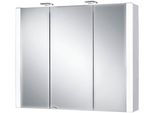 Spiegelschrank Jokey "Jarvis", Weiß, B:80Cm H:69Cm T:17Cm, Mdf, SchräNke, Spiegelschrank, Weiß, 80 Cm Breite