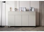 Sideboard Home Affaire "Phuket Mit 4 TüRen Und 2 Schubladen, 160 Cm Breit", Kaschmir, B:160Cm H:95,4Cm T:39Cm, Abs-Kunststoff, Hartfaserplatte, Holzwerkstoff, Kunststoff, Sideboards, Sideboard, Grifflose Kommode Mit Push-To-Open Und Viel Stauraum
