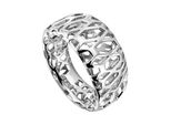 Fingerring Jobo "Ring Breit" Gr. 56, Silber (Silber 925), Fingerringe, Damen, 56, Silber 925 (Sterlingsilber), Fingerring, 925 Silber Rhodiniert