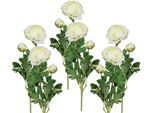 Kunstblume Creativ Green, Beige (Creme), H:40Cm, Kunststoff, Polyester, Kunstpflanzen, 6Er Set