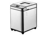 Zimilo Edelstahl-Brotbackautomat mit 25 Programmen, 3 Bräunungsstufen, 15h Timer, LCD-Display und 360°-Heizung, für frisches Brot und vieles mehr
