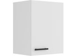 HäNgeschrank Optifit "Palma", Weiß (Weiß, Weiß), B:45Cm H:57,6Cm T:34,6Cm, Holzwerkstoff, SchräNke, HäNgeschrank, Breite 45 Cm, 1 TüR, 1 Einlegeboden