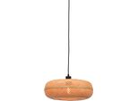 Good & Mojo HäNgeleuchte "Palawan", Beige (Natur), Ø 40Cm H: 15Cm, Leuchten, HäNgeleuchte