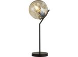 Searchlight Tischleuchte "Punch-Tischleuchte - Schwarzes Metall", Schwarz, H: 48Cm, 1 Stk., Leuchten, Tischleuchte