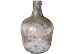 Dekovase Creativ Home "Vase", Braun, H:42Cm Ø:27Cm, Vasen, Mit Durchbrochenem Design