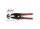 KS Tools Crimpzange FüR Isolierte Kabelschuhe, 220Mm (115.1425)