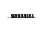KS Tools 3/8" Sechskant-Kraft-Stecknuss-Satz, Kurz, 8-Teilig (515.0608)