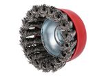 KS Tools Rostfreie StahldrahttopfbüRste 0,5Mm, Ø 80Mm (340.0026)