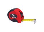 KS Tools Bandmaß Mit Feststeller,Schwarz-Rot, 5M, 25Mm (300.0115)