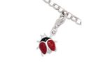 Charm-EinhäNger Jobo "MarienkäFer", Silber (Silber 925), Charms, Damen, Silber 925 (Sterlingsilber), 925 Silber
