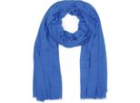 Schal styleBREAKER "Leichter Schal Einfarbig", Damen, Blau (Royalblau), Obermaterial: 50% Viskose Cv. 50% Baumwolle Co., Modisch, ModetüCher Schal