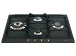 Smeg SR 764 AO Gas-Kochfeld, 60 cm Breite, Emaillerahmen, 4 Kochstellen, Wok-Kochfeld