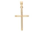 KettenanhäNger Firetti "Schmuck Geschenk Gold 375 Halsschmuck AnhäNger Kreuz", Gold (Gelbgoldfarben), SchmuckanhäNger, Damen, Gelbgold 375, 0,31 G, KettenanhäNger