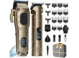 Männer Professionell, Haarschneidemaschine profi zum Haareschneider, Haarschneider Herren und Trimmer Set, Elektrischer Trimmer Herren mit Paket Box