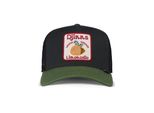 Trucker Cap Djinns "Djinns Djinns HFT Food Limoncello Trucker Caps", Herren, Gr. Onesize, Olive, Grau, 60% Baumwolle, 40% Polyester, Caps