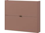 Schuhschrank Germania "Ameca", Toffee, Navarra, Eiche, Nachbildung, B:100Cm H:83Cm T:18Cm, Holzwerkstoff, SchräNke, Schuhschrank