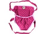 Puppen Bauchtrage CHIC2000 "Brombeere", Schwarz (Brombeere), Puppenausstattungen, Kinderb:2Cm H:25Cm T:50Cm, Polyester, B:2Cm H:25Cm T:50Cm