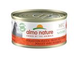 Almo Nature HFC Natural Nourriture Humide Pour Chat Poulet Et Potiron 24X70 G