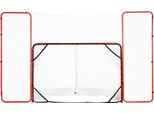 Hockey Goal with Backstop and Targets Street Outdoor Steel Hockey Net 72