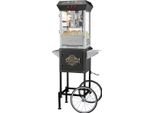 Popcorn Popper Machine with Cart Popcorn Maker 850W 8 Oz 48 Cups Black
