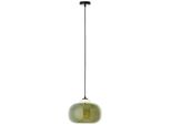Brilliant Pendelleuchte "Blop", GrüN, 1, Ø 30Cm, Leuchten, HöHe 128,5 Cm, Ø 30 Cm, E27, KüRzbar, Glas/Metall, Pendelleuchte