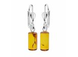 Paar OhrhäNger Ostsee-Schmuck "Ostsee-Schmuck OhrhäNger Walze 5 X 12 Mm", Weiß, Ohrringe, Damen, 28X5Mm, Silber 925 (Sterlingsilber)