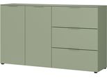 Sideboard Germania "Savoca", GrüN (TaupegrüN), B:151Cm H:98Cm T:40Cm, Holzwerkstoff, Sideboards, Sideboard