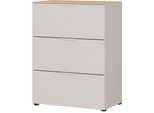 Kommode Germania "Savoca", Kaschmir, Lindberg, Eiche, Nachbildung, B:68Cm H:98Cm T:40Cm, Holzwerkstoff, Sideboards, Kommode