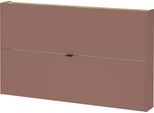 Schuhschrank Germania "Ameca", Toffee, Navarra, Eiche, Nachbildung, B:140Cm H:83Cm T:18Cm, Holzwerkstoff, SchräNke, Schuhschrank, Schuhschrank Mit Zwei Klappen