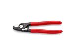 Knipex 95 21 165 Kabelschere Mit ÖFfnungsfeder Mit Kunststoff üBerzogen BrüNiert 165 Mm)