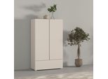 Mehrzweckschrank Otto Home "Metric,Breite 89 Cm, Highboard, Universalschrank, Garderobe", Kaschmir, B:89Cm H:150Cm T:40Cm, Fsc-Zertifizierter Holzwerkstoff, Melamin, Metall, SchräNke, Mehrzweckschrank, Waescheschrank Mit Viel Stauraum, EinlegeböDen Verstellbar